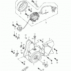 Mini DS 90 4-strokes Left crankcase cover, generator 172a-07