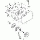 Mini DS 90 4-strokes 01- right crankcase cover