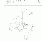 DS 650/DS 650 X Задний ящик для поклажи