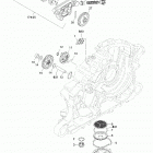 Traxter CVT (500, 650, 650 XT) Масляная система
