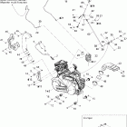 Outlander 330/400 Std 4 X 4 Двигатель и крепление