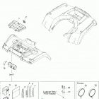 Outlander 330/400 Std 4 X 4 Передние и задние поддоны