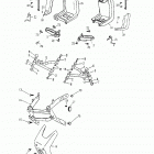 Mini DS 90 4-strokes Arm, foot rest, bumper 172a-17
