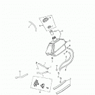 Mini DS 90 4-strokes Fuel tank 172a-19