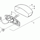 250 Utility Задний фонарь