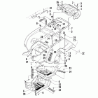 400 TRV Задний багажник ,крыло и подножки