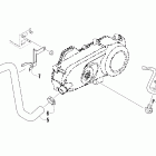 90 Utility Kick starter and cooling duct assembly