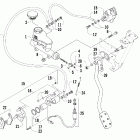 Prowler 650 XT Гидравлический тормозной механизм