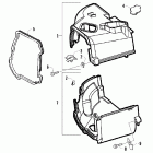 90 Utility Engine shroud assembly