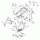 150 2X4 UTILITY Rear body panel and taillight assemblies
