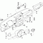 Prowler 650 XT Dash assembly