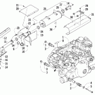 Prowler XTZ Двигатель и глушитель