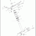 FXBB 1YJ9 STREET BOB (2025) FORK BRACKETS, FRONT - FXBB