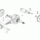 150 2X4 UTILITY Поршни и коленвал