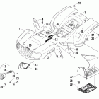 90 Utility Body panel and headlight assembly
