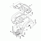 Thundercat Задний багажник ,крыло и подножки