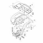 700 H1 Задний багажник ,крыло и подножки