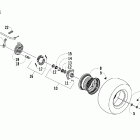 90 Utility Front wheel and brake assemblies