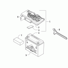 700 Mud Pro (VIN 4UF09ATV79T218699 and Up) АКБ