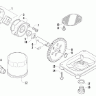 Prowler XTZ Масляный насос и фильтр