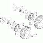 Prowler XTX Wheel and tire assembly (m4 camo)