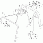 Prowler XTX Canopy and taillight assembly