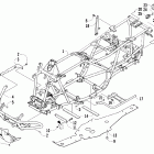 650 TBX Frame, taillight, and related parts