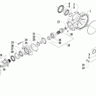 Prowler 650 XT Задний привод редуктор