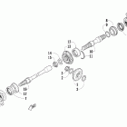 366 4Х4 Вторичный привод в сборе