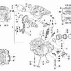 Prowler XTX Головка цилиндров и распределительный вал