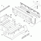 650 TBX Cargo box and tailgate assembly