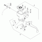 366 4Х4 Передний тормоз ручной