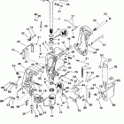 E105WELEES Stern & swivel bracket -- 105we models