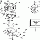J25JREEN Carburetor -- 30r, rl, 25jr