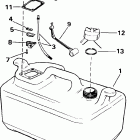 E40WRLEES Топливный бак- 6 gallon