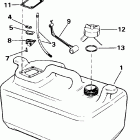 J25JREEN Топливный бак- 6 gallon
