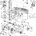 E115JTLECS Gearcase -- 90 & 115 sx models