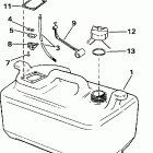 SJ35RWECS Топливный бак- 6 gallon