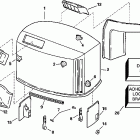 BE150ELECD Engine cover -- evinrude
