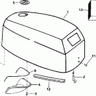 HE5FRECA Engine cover -- evinrude