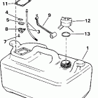 E25TEECB Топливный бак- 6 gallon