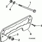 BE40EECR Transom mount kit -- 40 rope