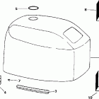 BE35KECA Engine cover -- evinrude