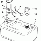 BE60TLECM Топливный бак- 6 gallon
