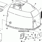 E90TSLECM Engine cover -- evinrude