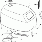 E10FOLECA Engine cover -- evinrude
