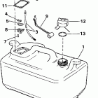 BE40EECR Топливный бак- 6 gallon