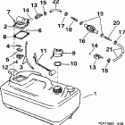 BE6DRLECR Fuel tank -- 3 gallon