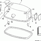 E25TEECB Engine cover -- johnson