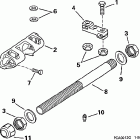 E150JLEUE Dual steering connector kit - 150gl, sl - 175gl, sl only